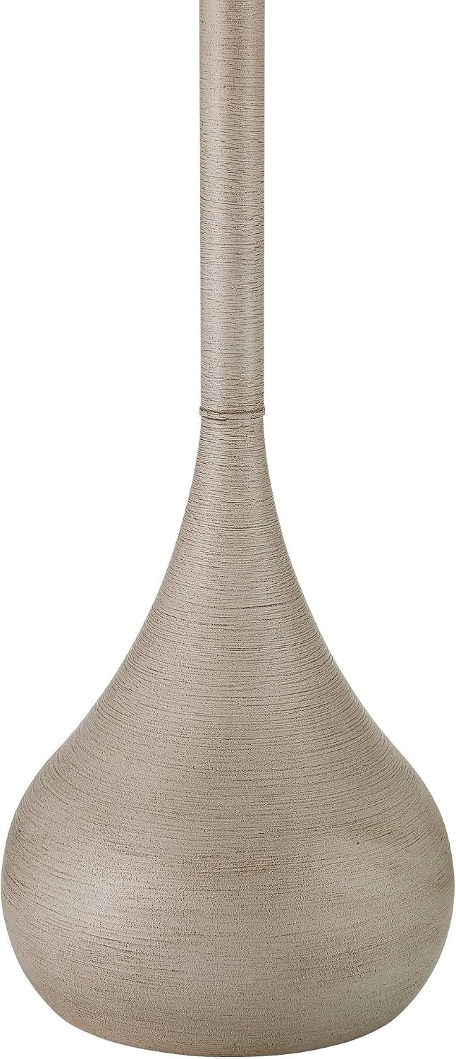 Possini Euro Design Moderne Droplet 62" Tall Natural Gray Floor Lamp