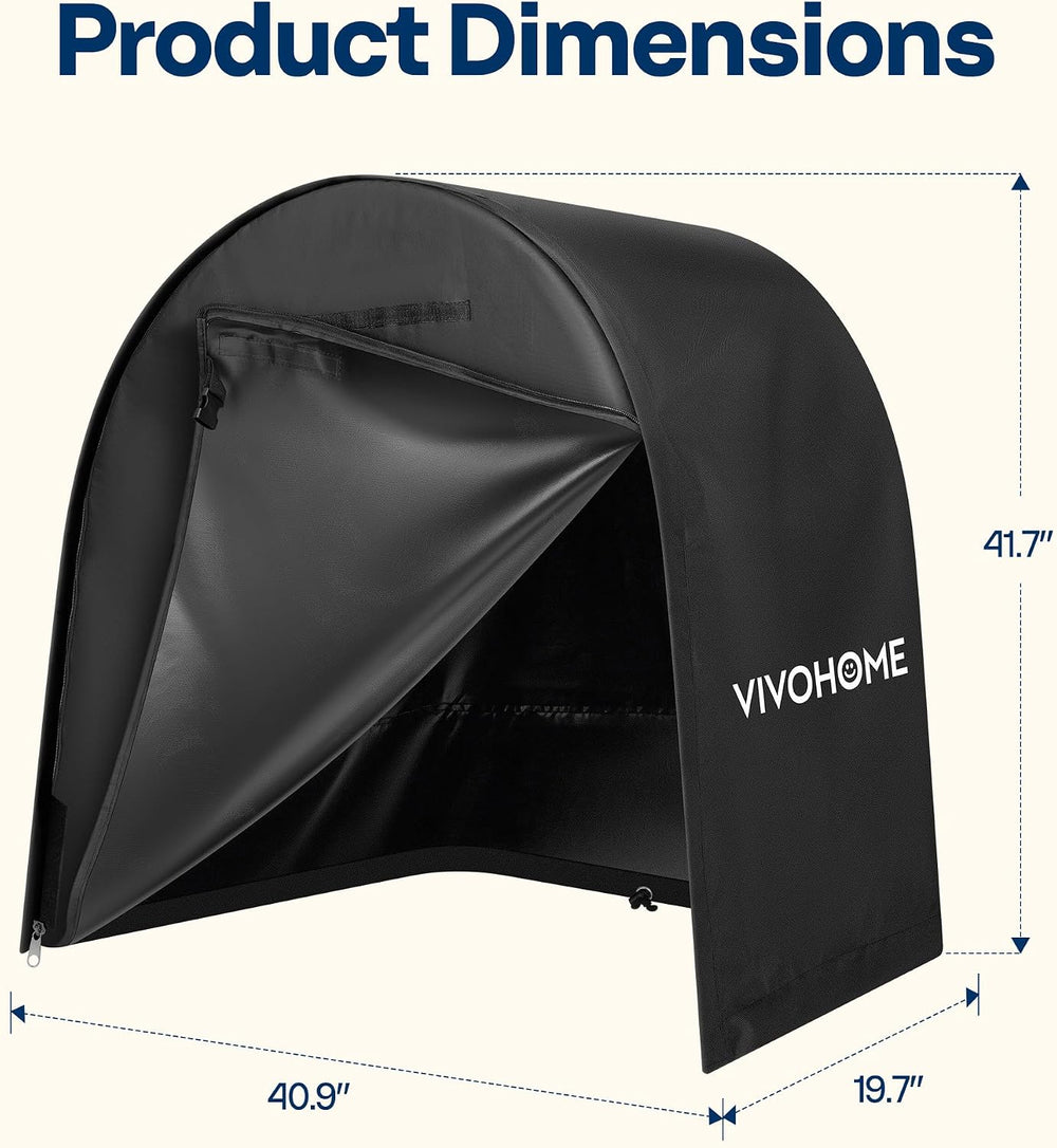VIVOHOME 40 Inches Firewood Log Hoop Cover Only