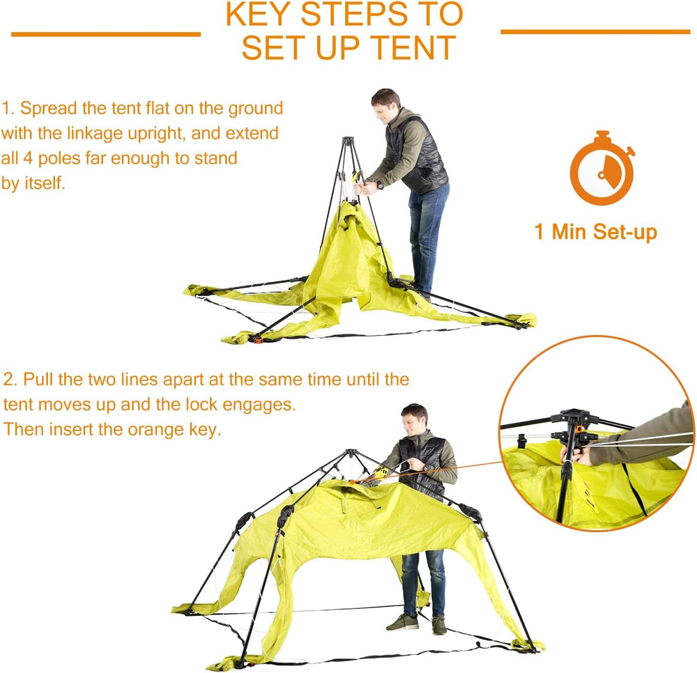 8x8 Pop Up Canopy Tent,Portable Beach Sun Shade Outdoor,Green