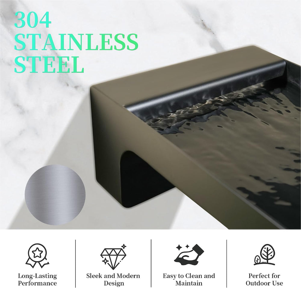304 Stainless Steel Water Fountain Spout Scupper, Made Exquisite Handcrafted ...