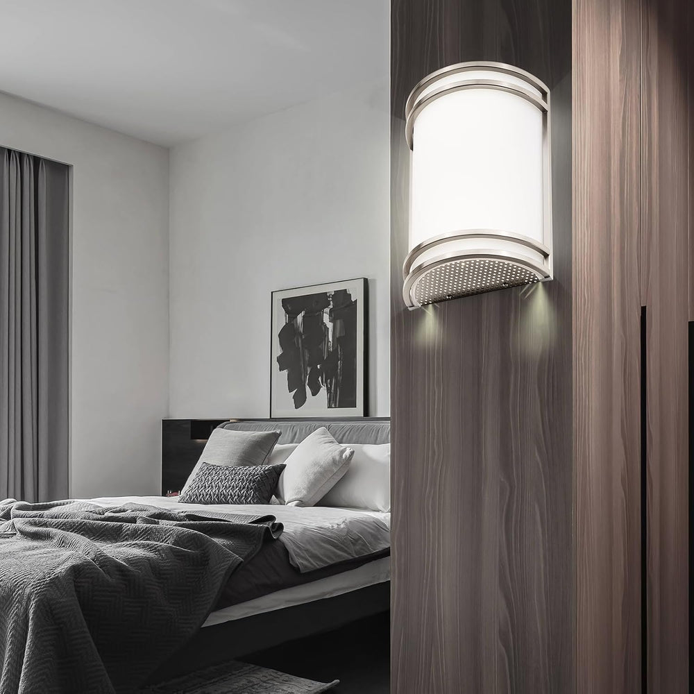 Indoor Wall Sconce, Half Cylinder Wall Light Fixture, 3000K 4000K 5000K Color...