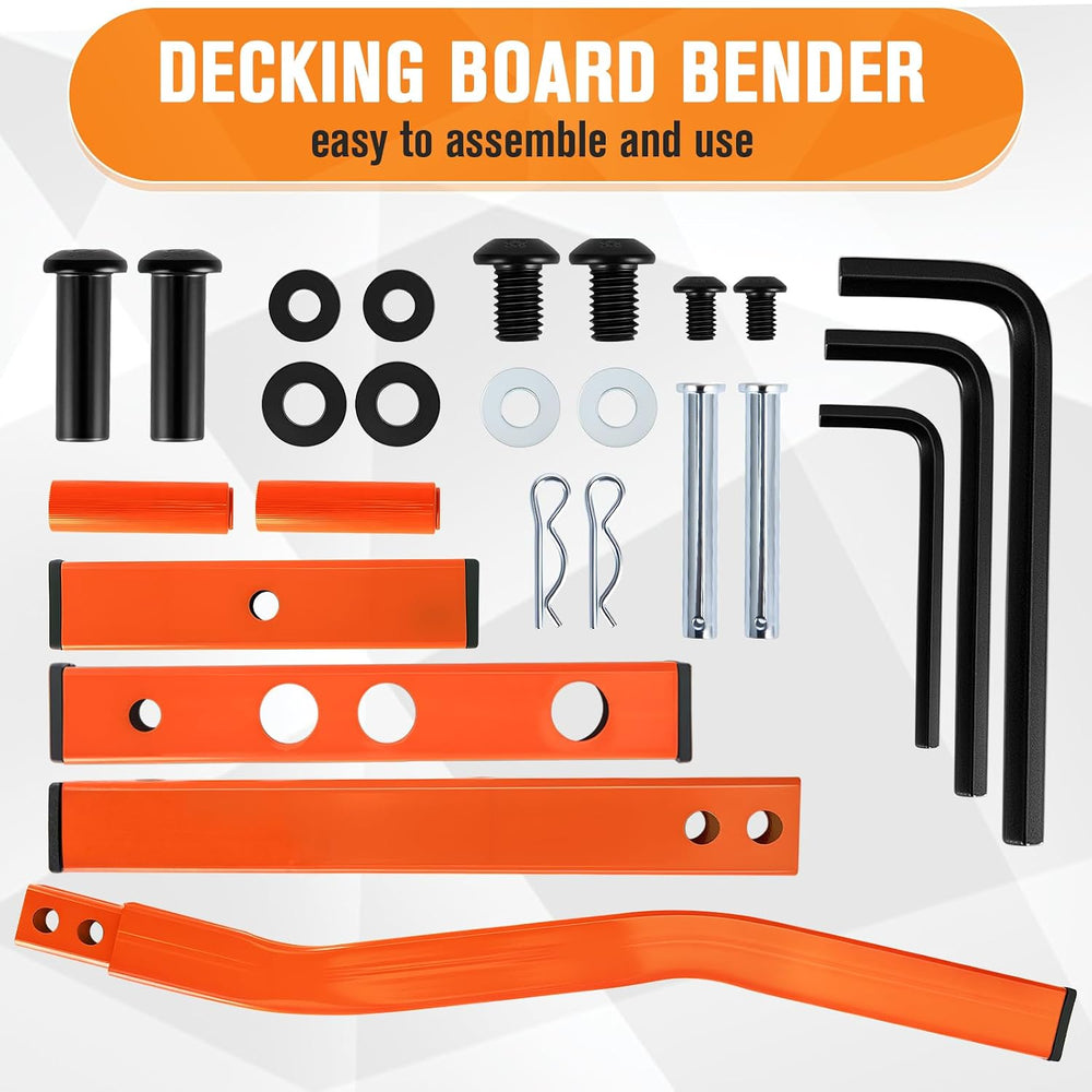 Deck Board Straightening Tool 24in, Deck Board Bender Adjustable Heavy-Duty
