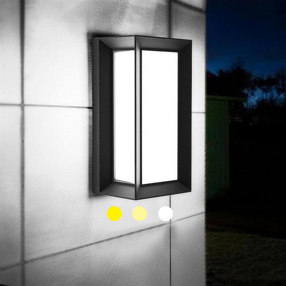 Sytmhoe Outdoor Wall-Porch-Light, Modern Exterior LED Wall Sconce,24W-Led Mat...