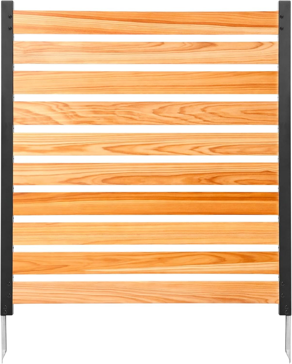 Novabright 42" H x 38" W Outdoor Privacy Fence with Ground Stakes