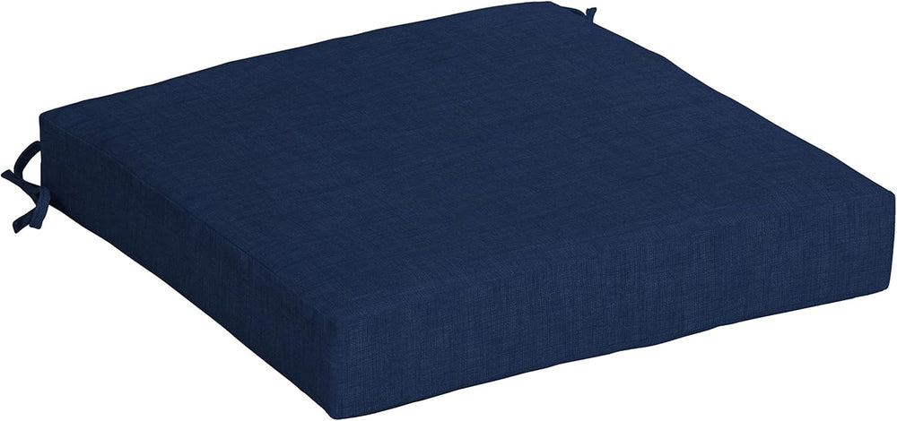 Arden Outdoor Seat Pad Chair Cushion, 21x21, Sapphire Blue