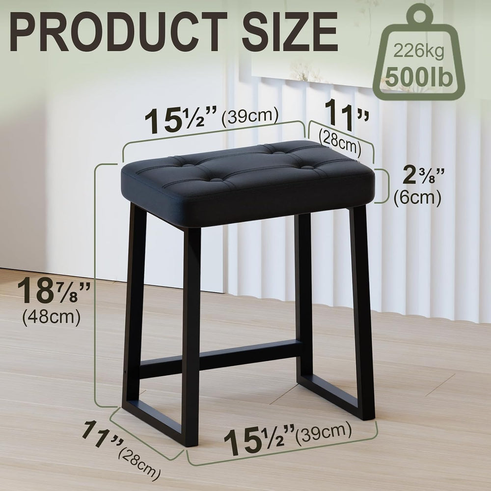 Vanity Bar Stool Chair, Makeup Stool Counter Height stools,Small Ottoman Foot...