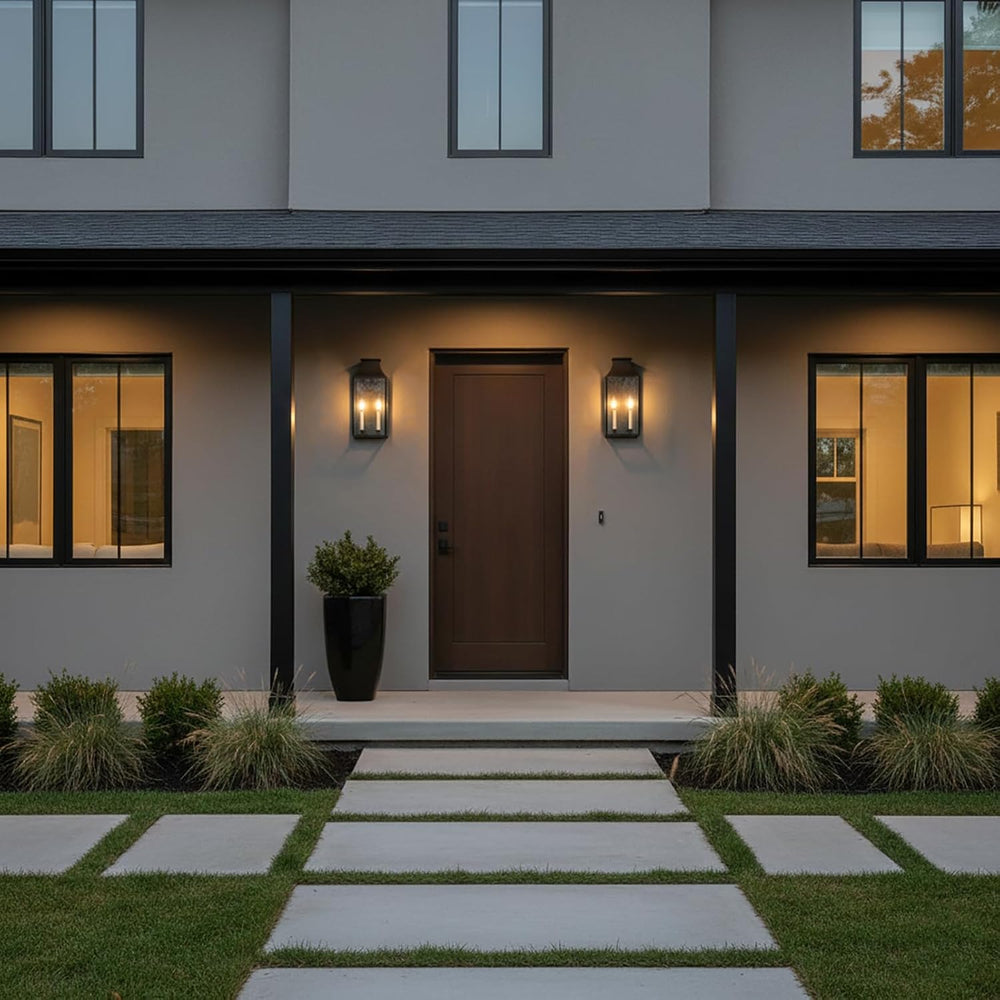 18" Medium Classic Outdoor Wall Light, House Exterior Sconce Lantern