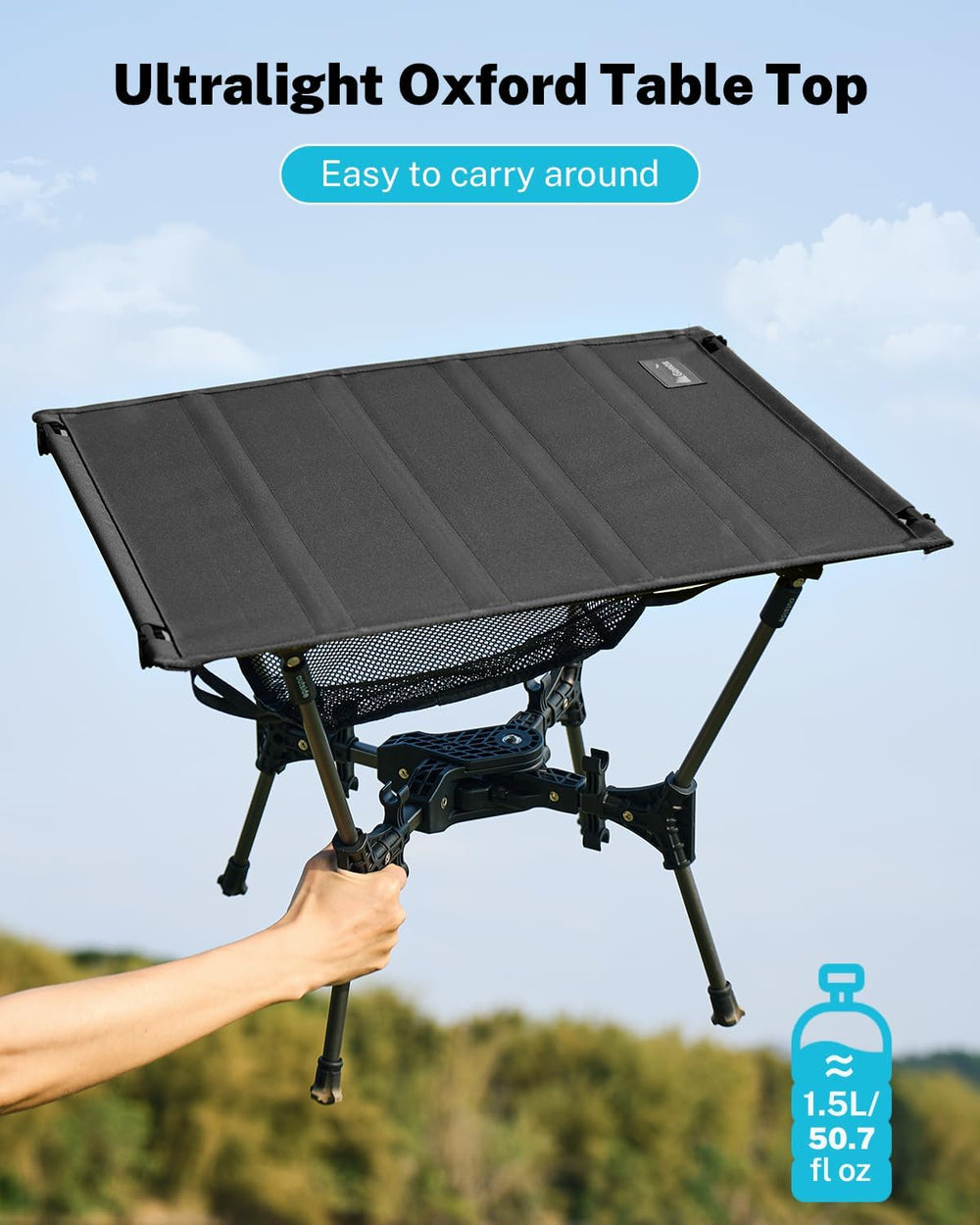 Gonex Portable Camping Table, Lightweight Foldable Camp Side Table