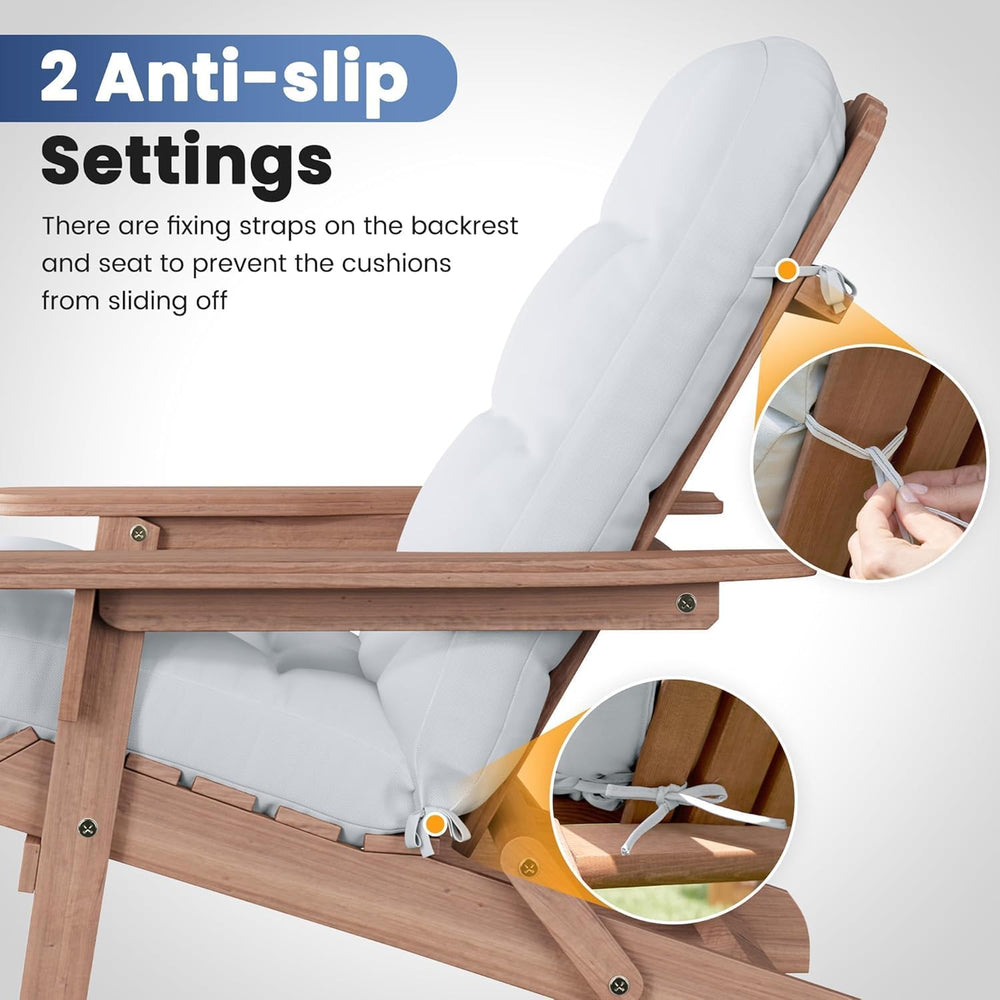 Amopatio Outdoor Adirondack Chair Cushions Set of 2