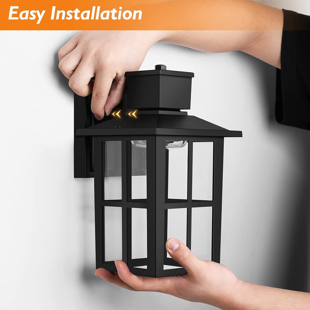 Brightever LED Outdoor Wall Lights, 10W 3000K/4000K/6500K Selectable, 800LM H...