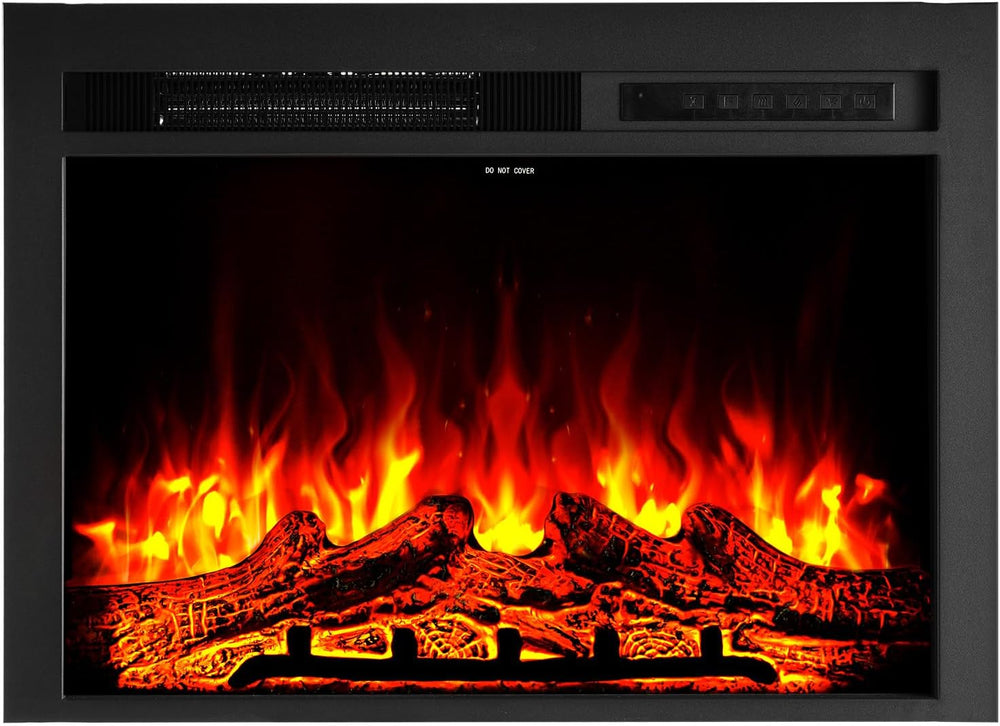 VEVOR 40 Inch Electric Fireplace Insert, 5000BTU Recessed or Wall Mounted Hea...