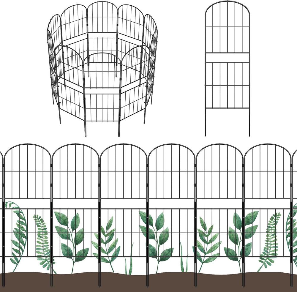 Decorative Garden Fence Fencing 36in (H) x 10ft (L) Animal Barrier for Dog