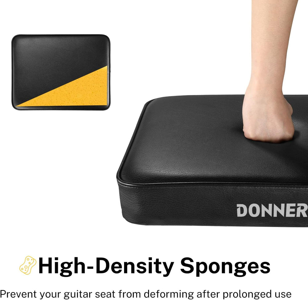 Donner Piano Bench, Adjustable Keyboard Bench Portable Stool Collapsible Chai...
