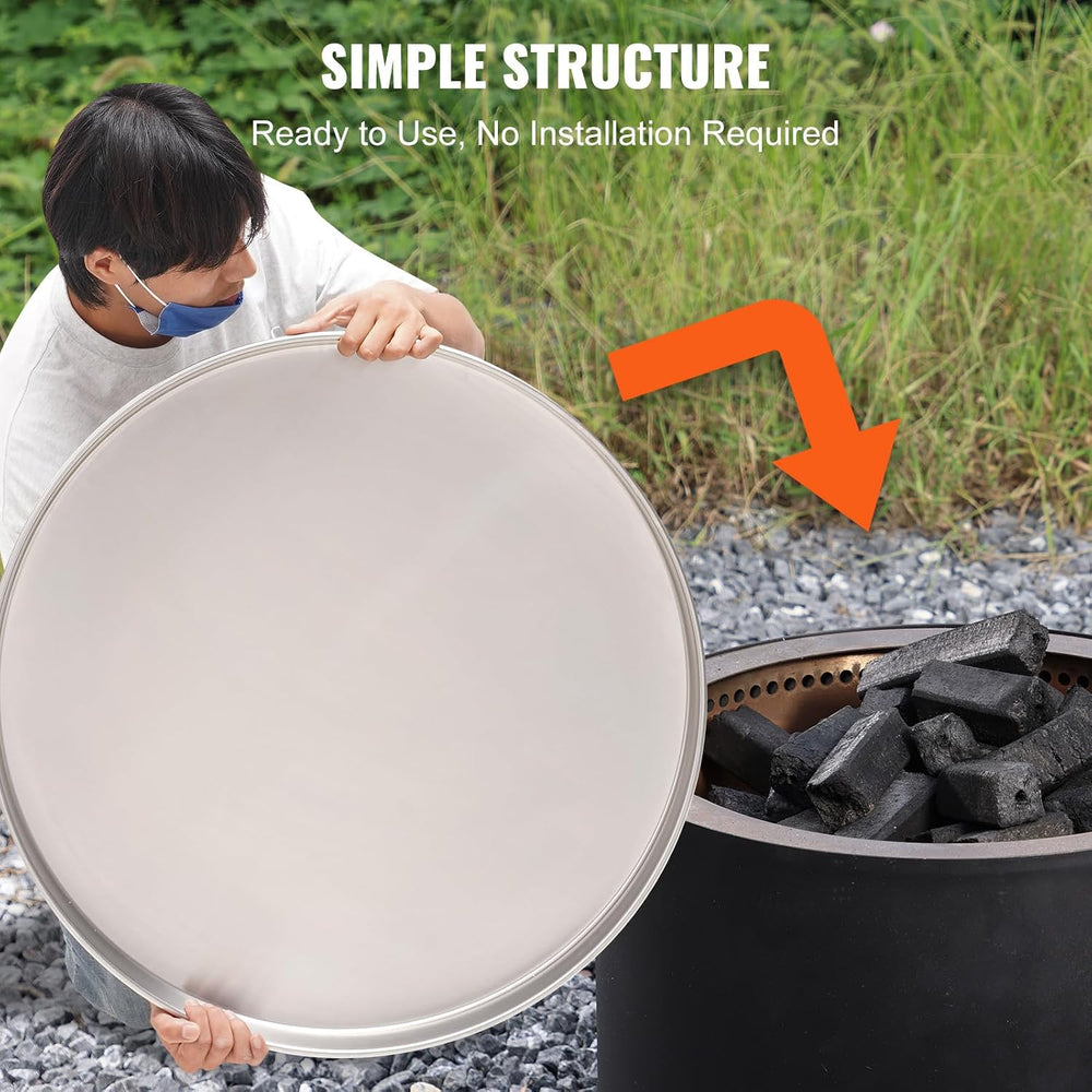 VEVOR Fire Pit Cover Lid, Compatible with The Solo Stove Bonfire 20" Por...