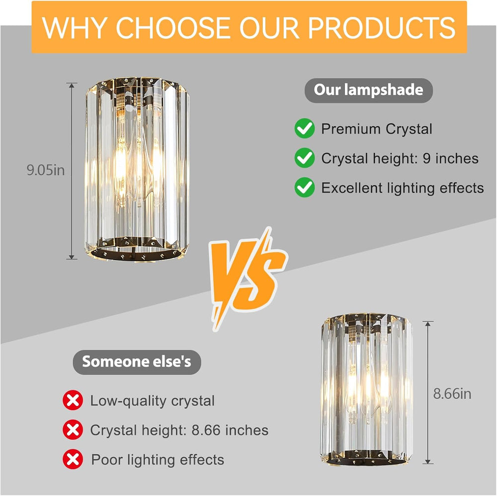 Black Pendant Lighting Modern Pendant Light Mini Crystal Chandeliers Adjustab...