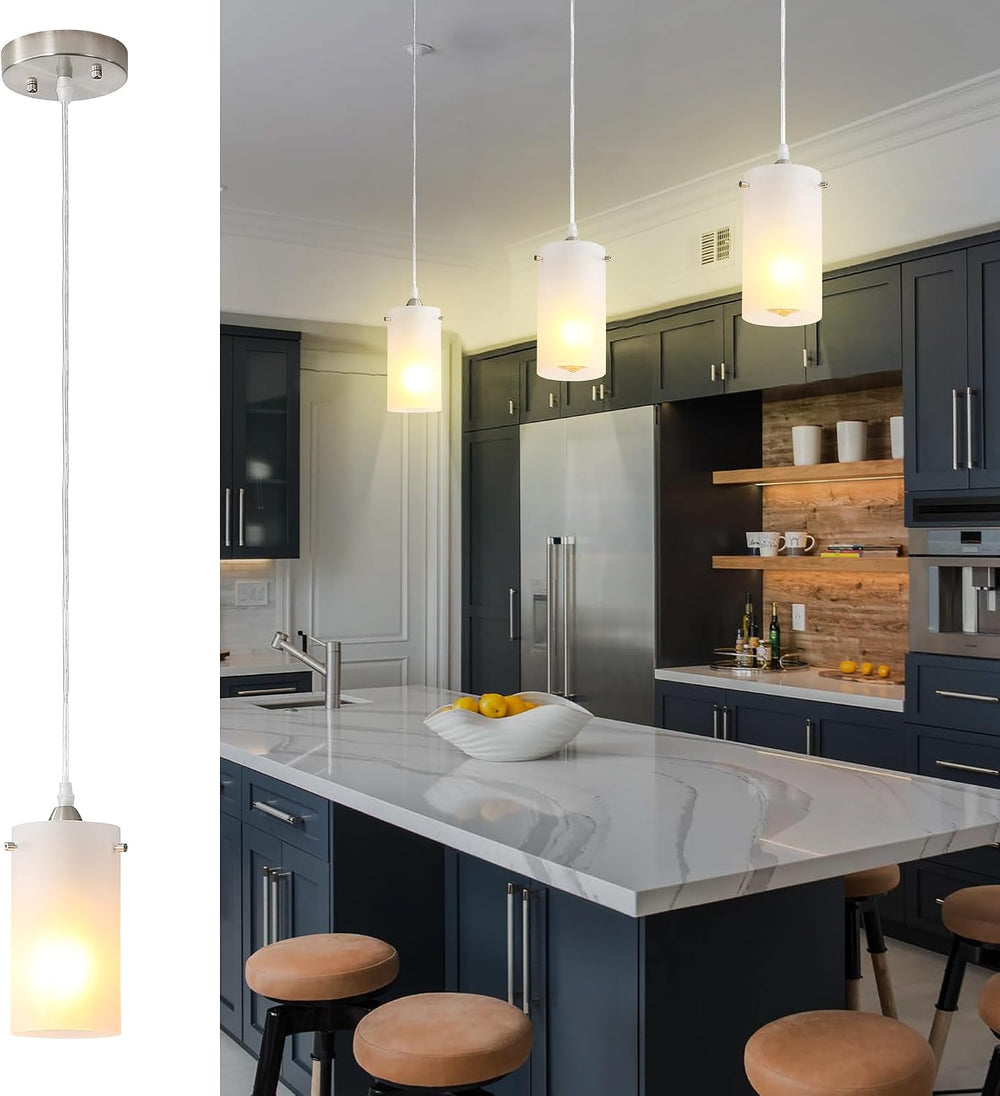 1-Light Mini Pendant Light Fixtures, Modern Chandelier Hanging Ceiling Light ...