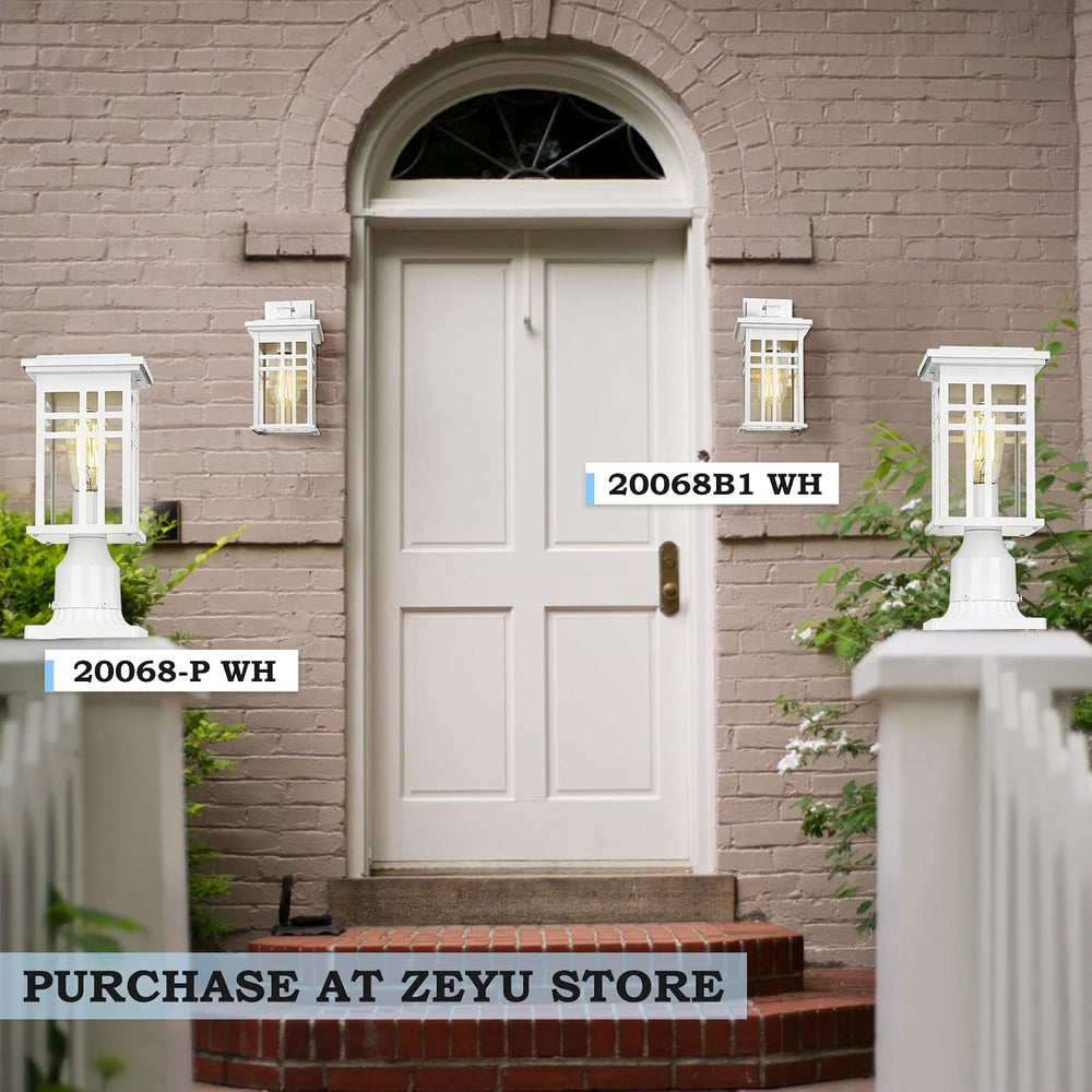 zeyu Modern Outdoor Wall Light - 12 Inch Exterior Light Fixture for House Fro...