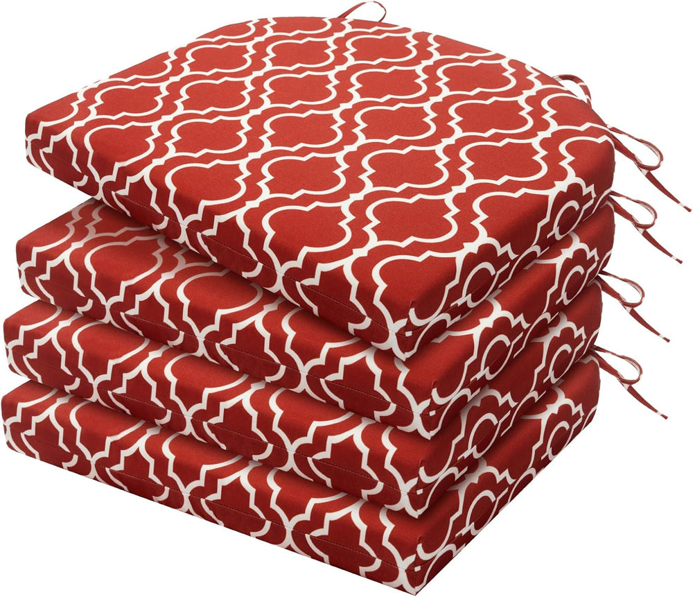 HARBOREST Outdoor Chair Cushions Set of 4, Water Resistant Patio Chair Cushio...