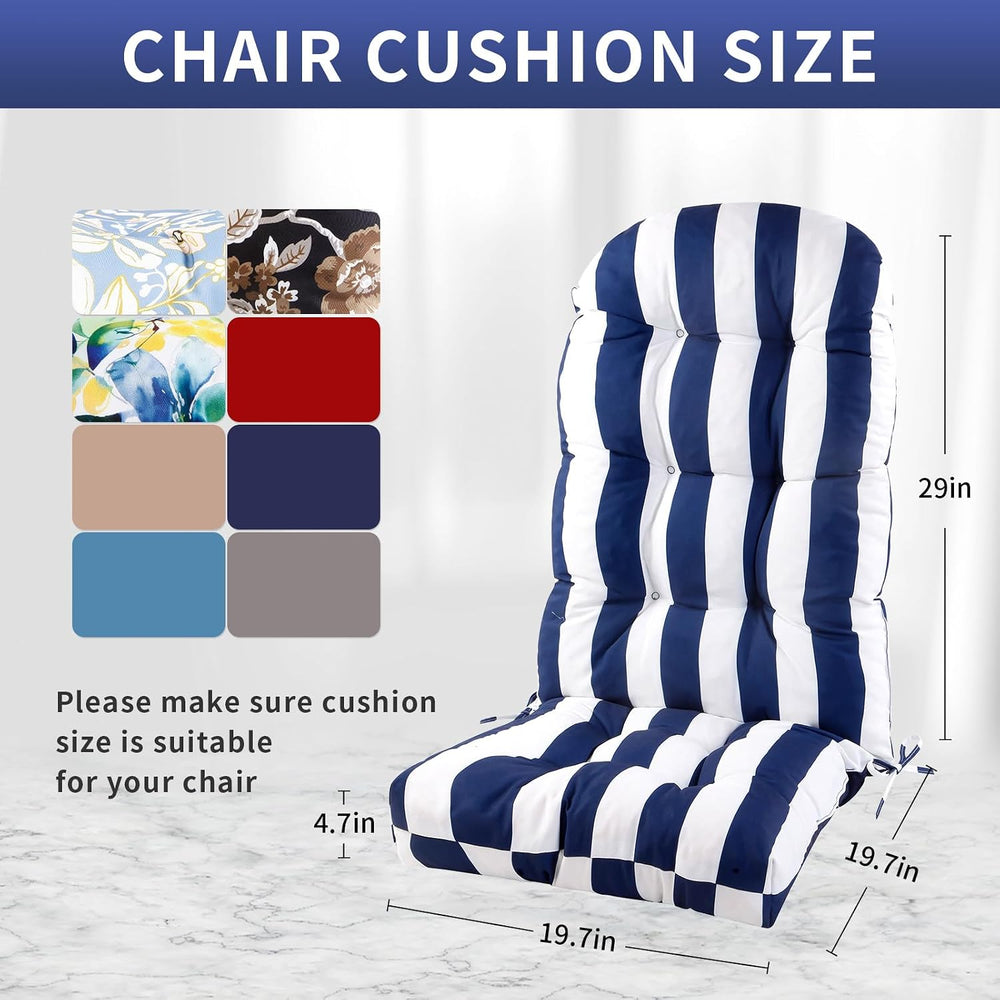 Adirondack Chair Cushion, High Back Patio Chair Cushions 48 x 19.7 x 4.7 Inch...