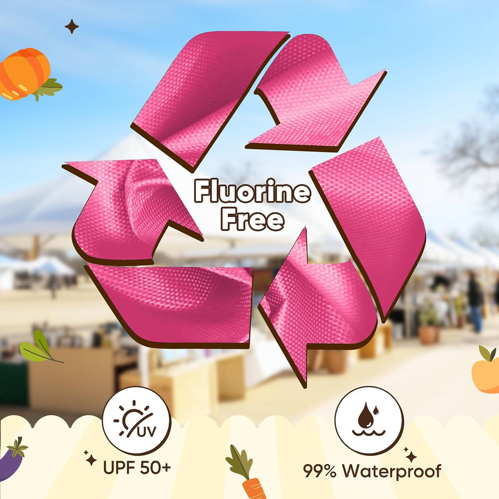 Quictent 10x10 Pop Up Canopy Tent with 2 Sidewalls