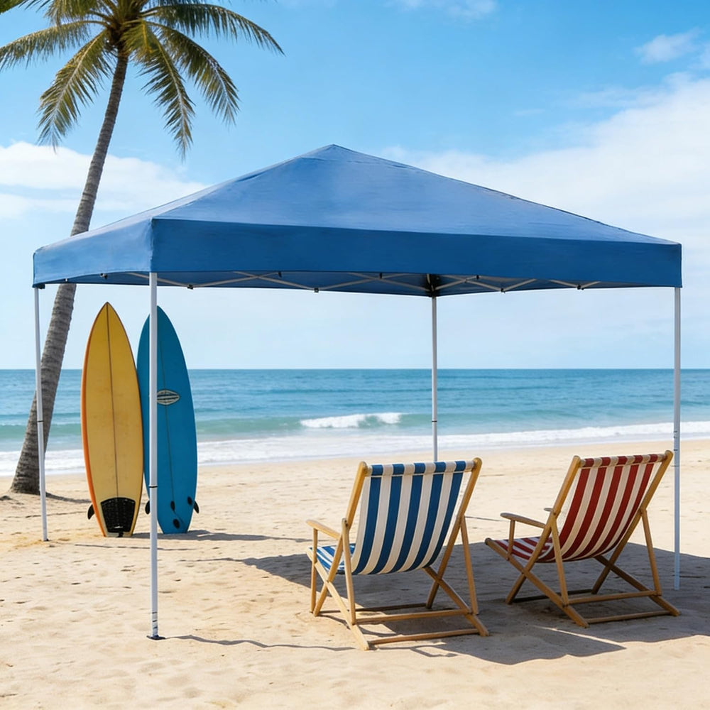 ZENY 10x10 Pop Up Canopy Tent Easy Set-up Outdoor Patio Canopy Adjustable Str...