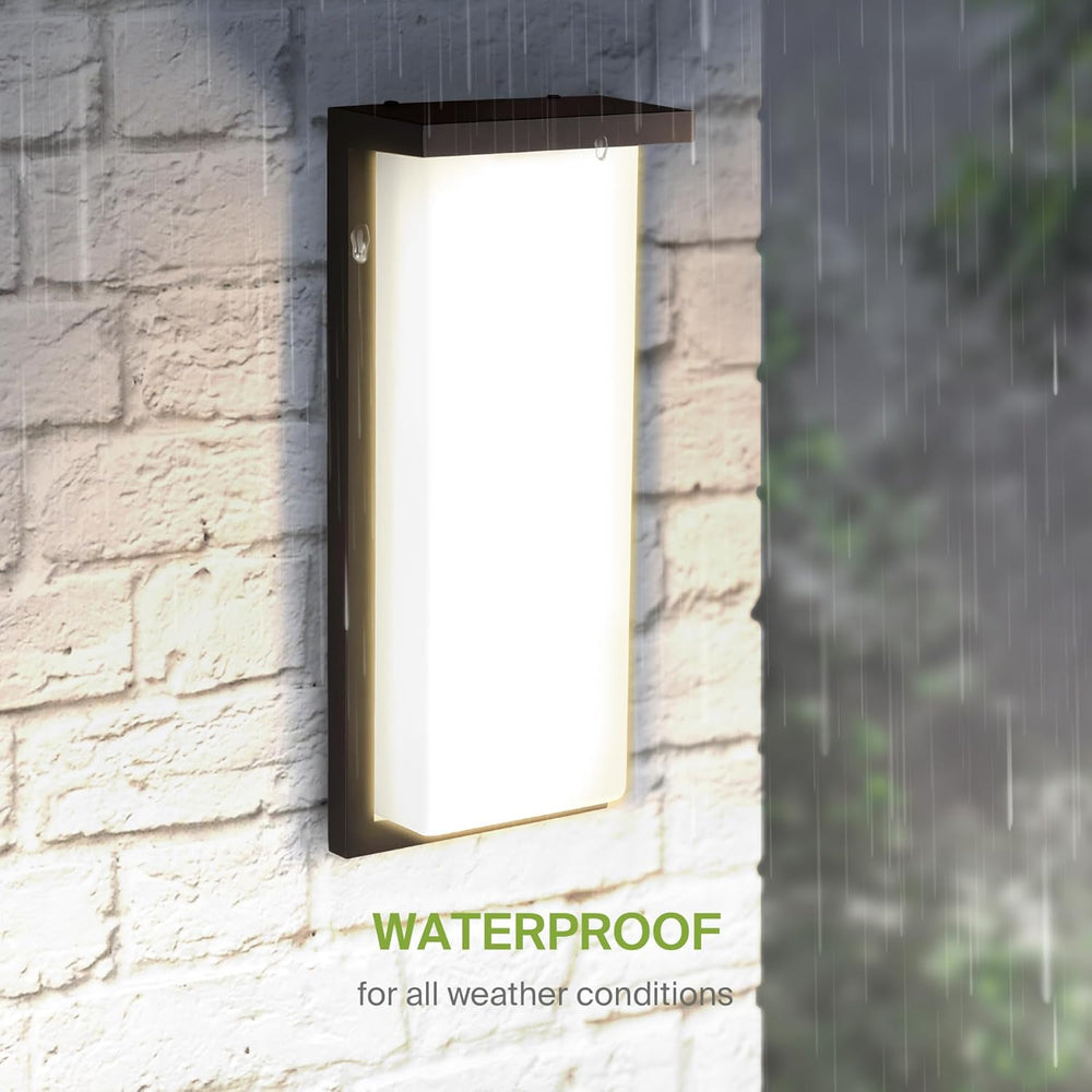 ASD LED 14" Outdoor Wall Light, Front Door House Sconce | 3CCT, Dimmable...