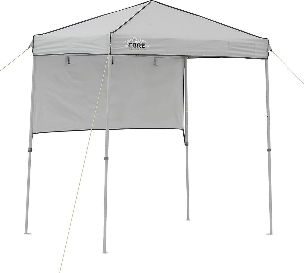 CORE 6 x 4 Instant Canopy Tent with Half Sunwall