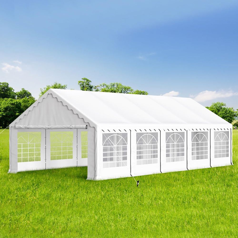 GREEN PARTY 16x32 ft Party Tent Heavy Duty, Outdoor Wedding Commercial Tent