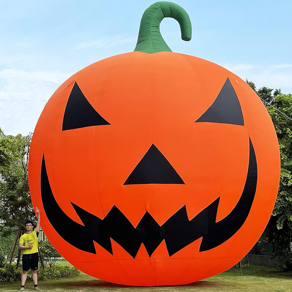 40FT Giant Premium Halloween Inflatable Pumpkin Decorations with Blower, Blow...