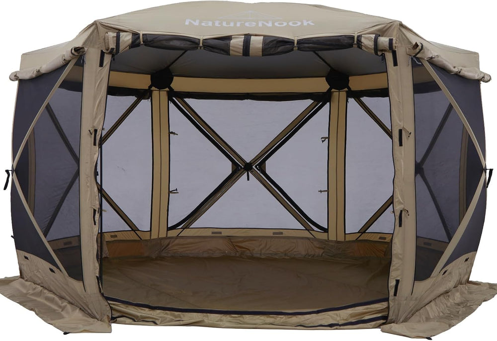 Canopy Pop up Canopy Gazebo Tent for Camping 12x12 FT Screen Tent Outdoor Sha...