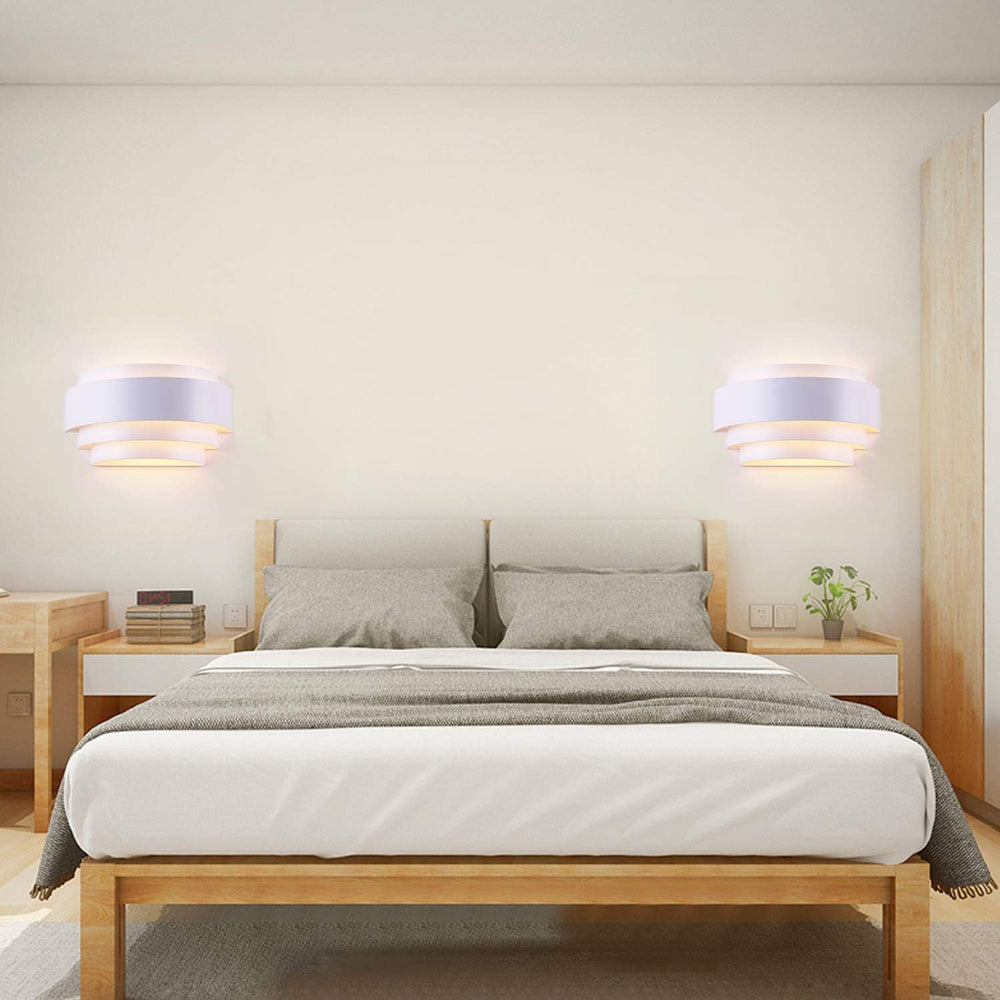 LightInTheBox Modern Wall Sconce Set of 2 Indoor Wall Light Fixture Half Moon...