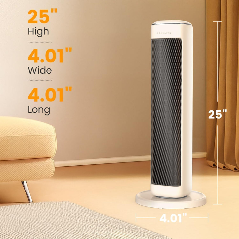25" Space Heaters For Indoor Use Large Room, Electric Heaters For Indoor...