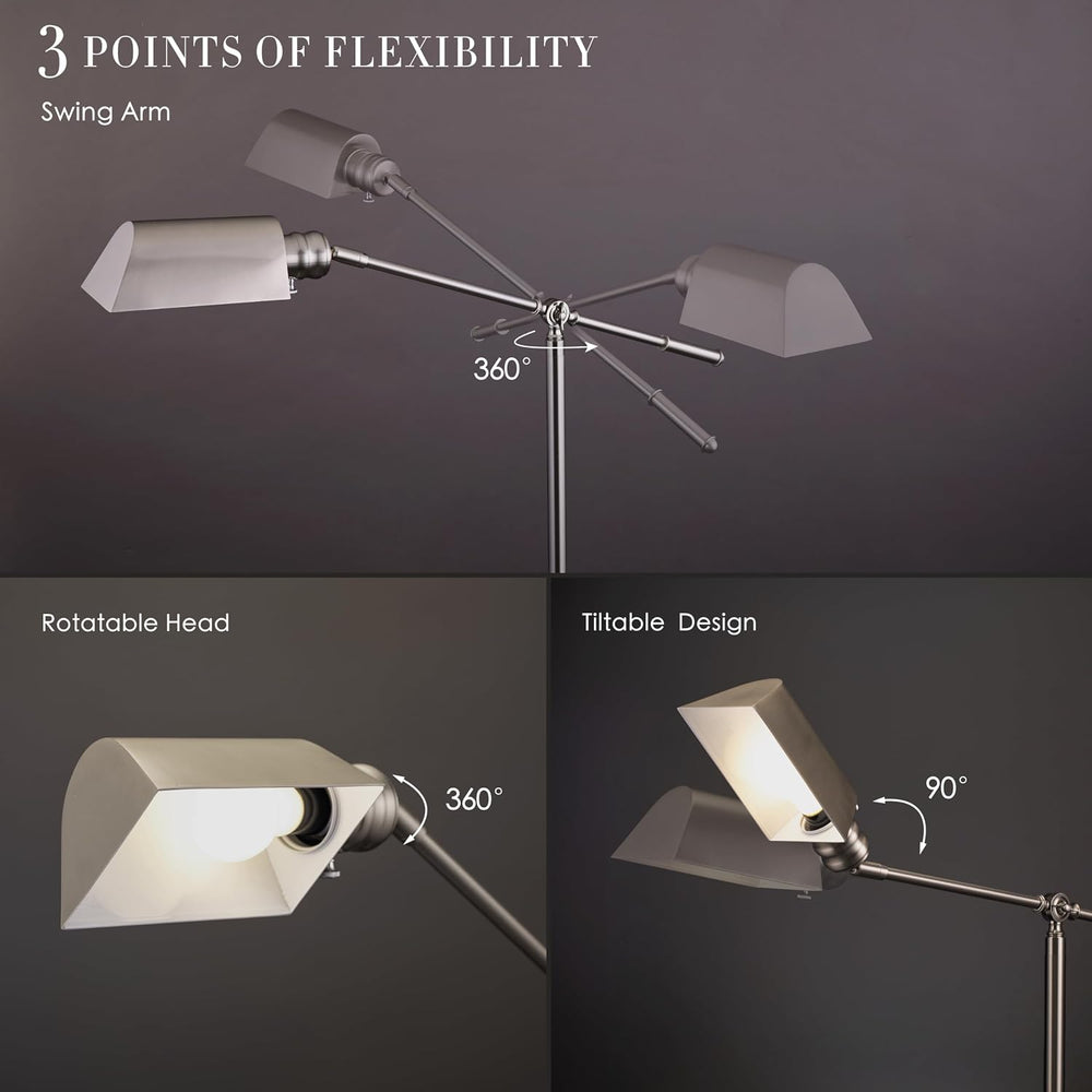 O’Bright - Pharmacy Floor Lamp (Brushed Nickel)