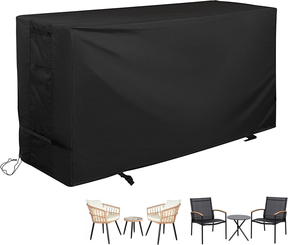 Patio Bistro Set Cover for 3 Piece Patio Set, Patio Table and Chairs Cover fo...