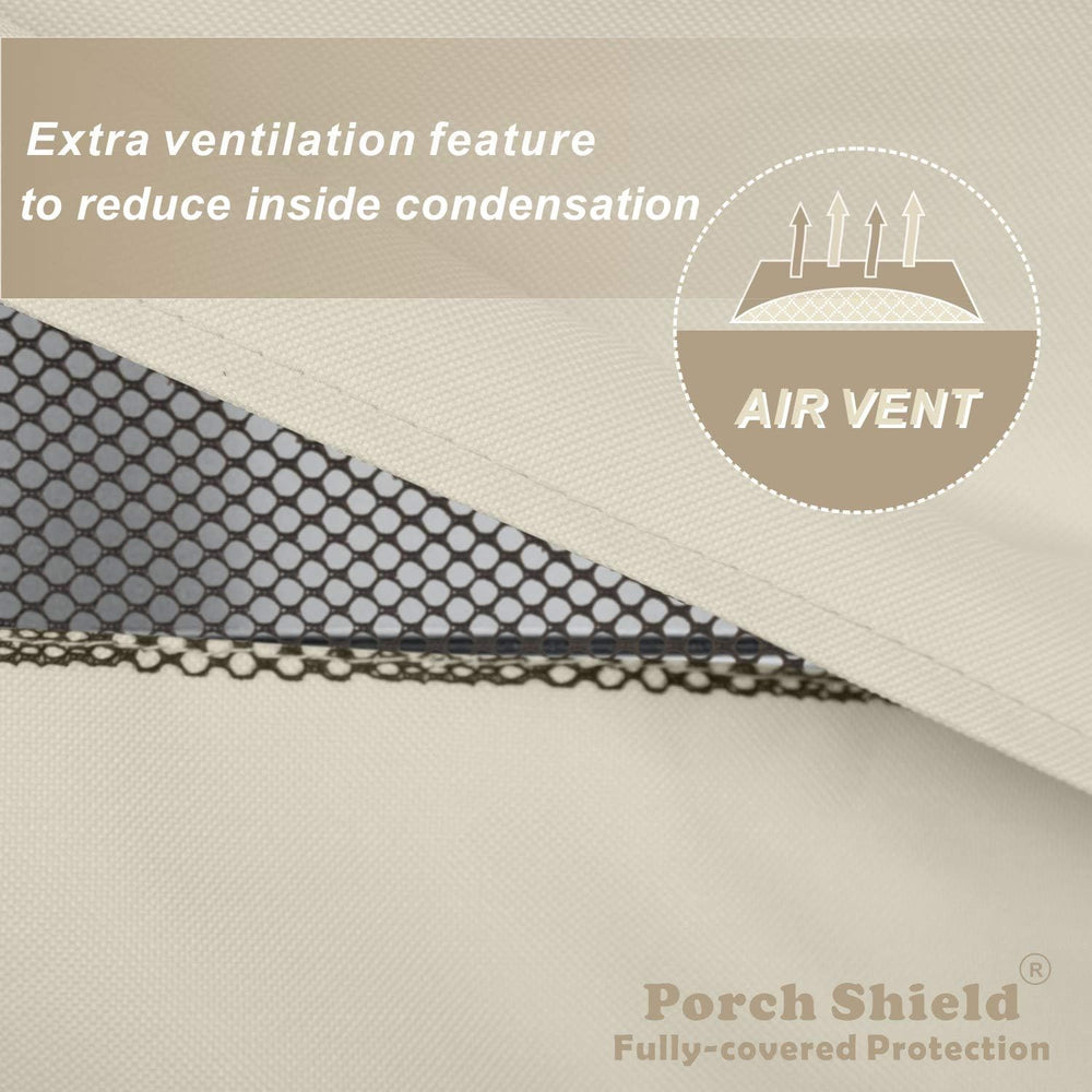 Porch Shield Waterproof Rectangular Patio Table Cover 75 x 43 inch