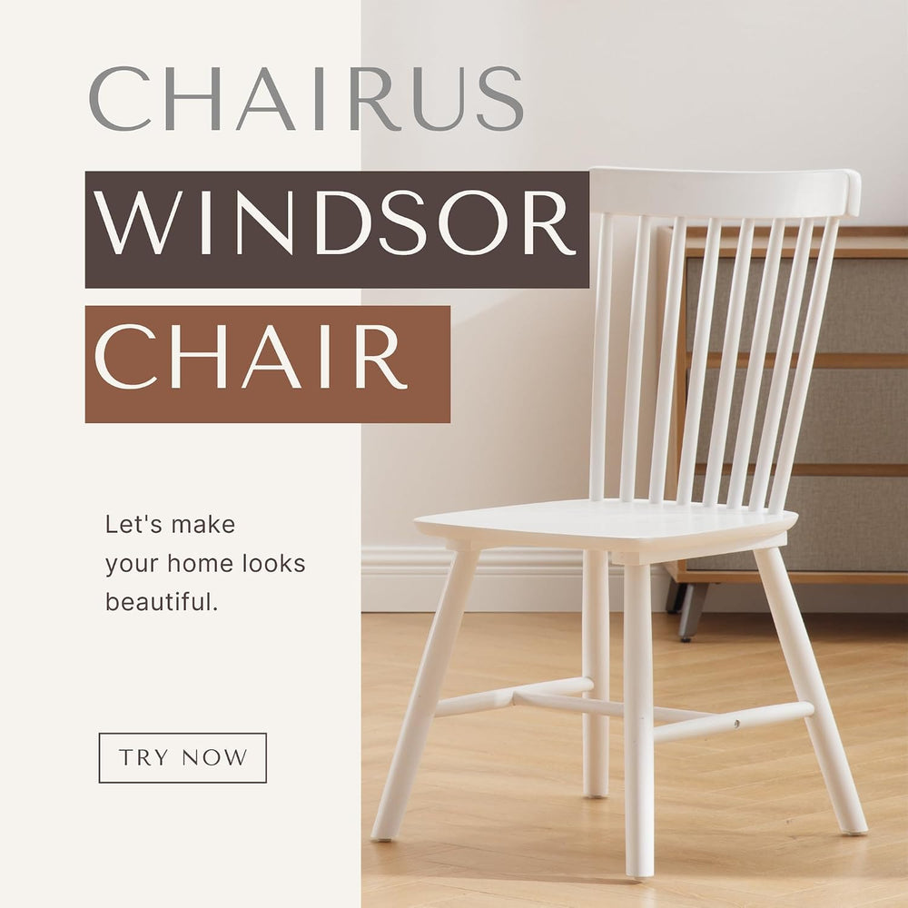 chairus Dining Chairs Set of 8, Dining Room Side Chair Farmhouse Natural Wood...
