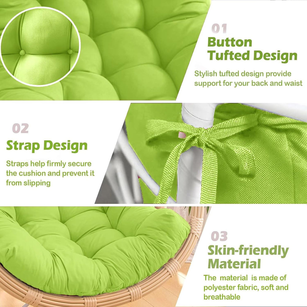 Egg Chair Cushion Replacement Outdoor Cushion for Patio Swing Furniture