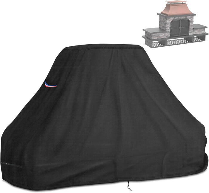 82inch Fireplace Cover Outdoor Wood Burning Fireplaces Cover