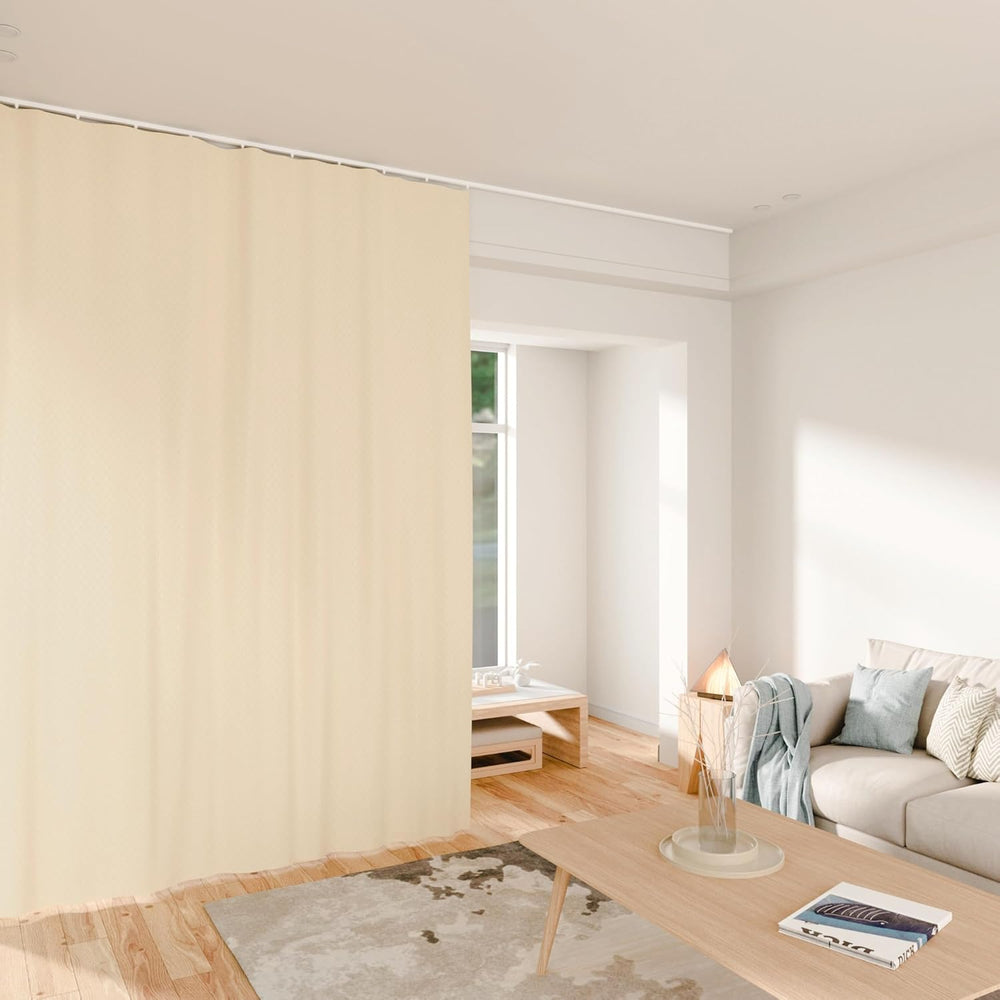 MaKefeile Room Divider Curtains Total Blackout Privacy Curtain Panel Room The...