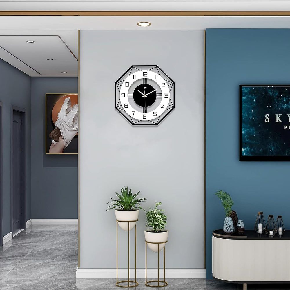 Large Wall Clocks for Living Room Decor Modern Silent Wall Clock for Home Hou...