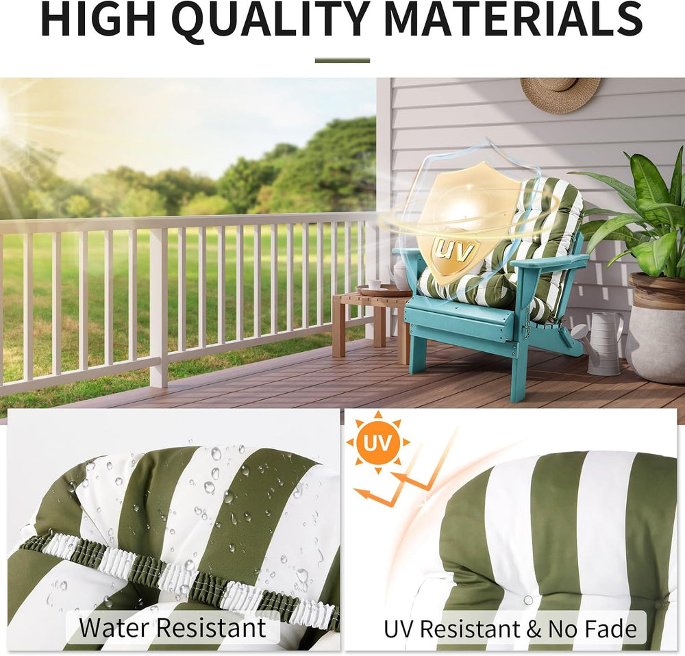 Adirondack Chair Cushion, High Back Patio Chair Cushions 48 x 19.7 x 4.7 Inch...