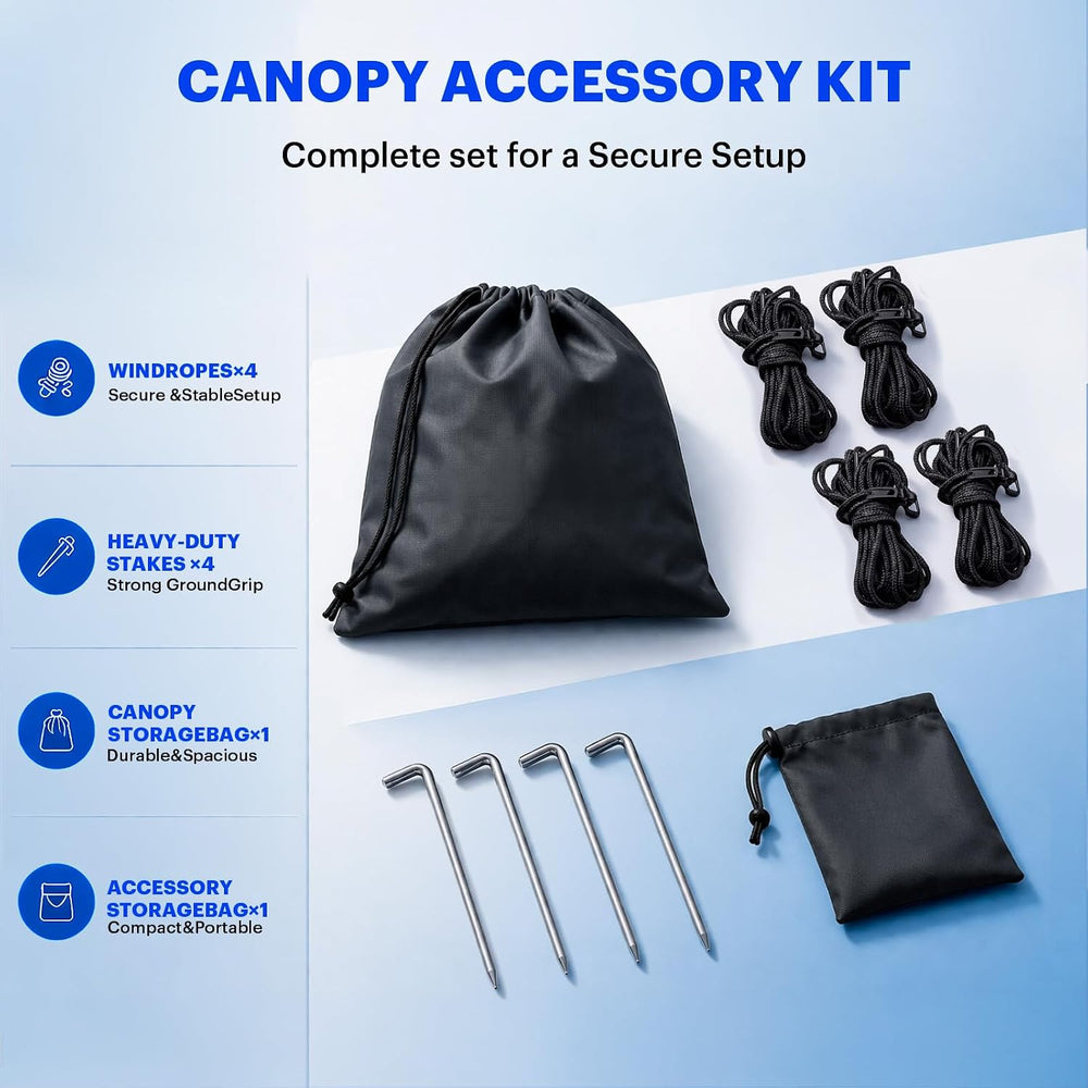 10x10ft Replacement Canopy Top with Air Vent— Instant Canopy Top Cover ONLY,C...