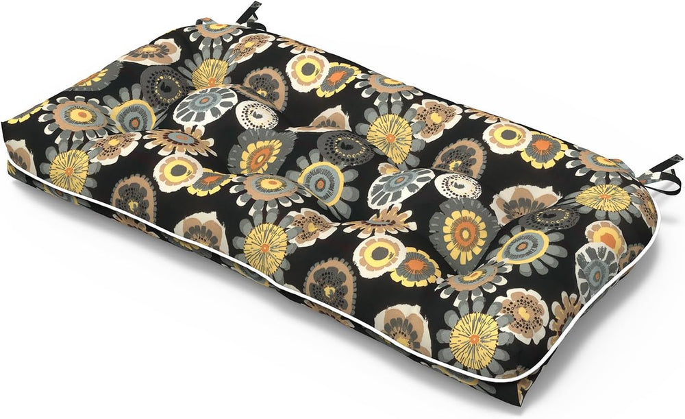 Tufted Bench Cushion for Outdoor Furniture, Patio Swing Cushion 44 x 19 x 5 I...