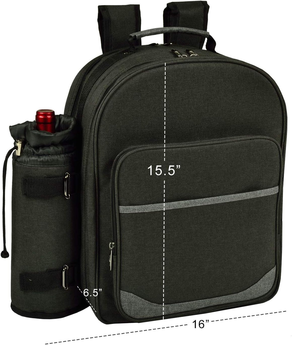 Picnic at Ascot Original Equipped 2 Person Picnic Backpack with Cooler & ...