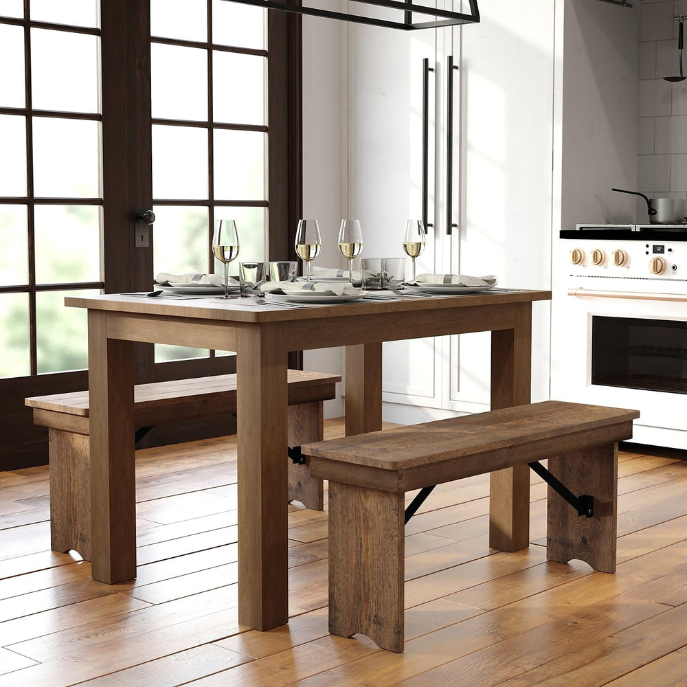 Flash Furniture Hercules 46x30 in Rectangular Dining Table