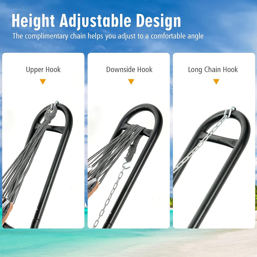 Giantex Universal 2 Person Hammock Stand Only, 450LBS Capacity