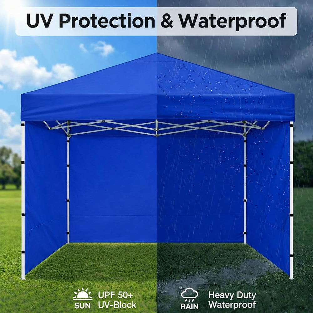 10 x 10 Canopy Sidewalls, 3 Pack Pop Up Canopy Walls, Blue