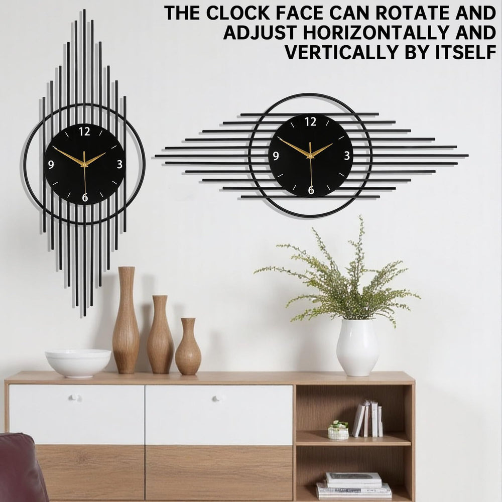 SIN&MI Wall Clock,Decorative Wall Clocks with Silent Quality Quartz Clock...