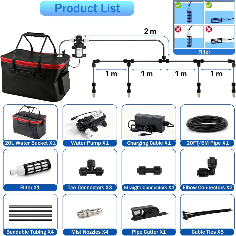 Misting System, Portable Misting System