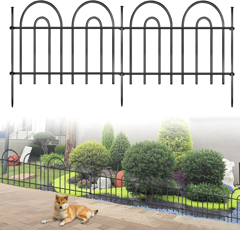 45ft X 13in Animal Barrier Fence, 32 Panels No Dig Fence for Dogs Rabbit, Ant...